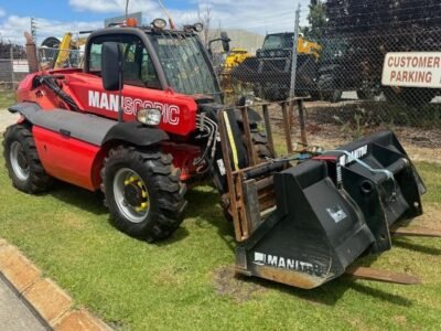 Carregadora Telescópica Manitou MLT523T – 2010 – 5 m – Garantia 12 meses