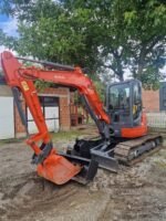 Mini-escavadora Kubota KX 155, 2013, 5,2T
