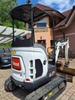 Mini-escavadora Bobcat E17Z – Ano 2020 – Equipamento completo