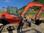 Mini-escavadora Kubota KX80 – 2014 – 8,7 T – Excelente estado – Garantia 12 meses